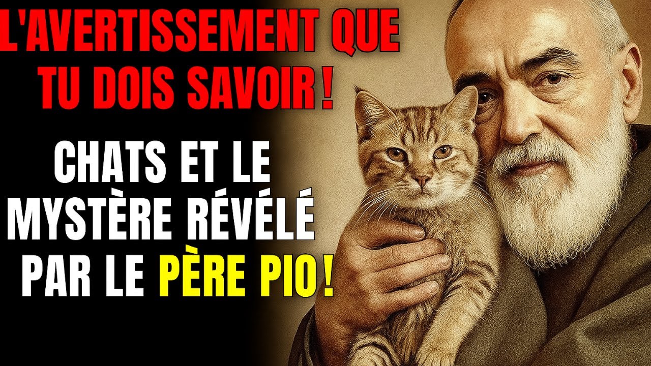 Padre Pio MET EN GARDE contre les CHATS à la maison – Ce qu'il a dit va vous surprendre !