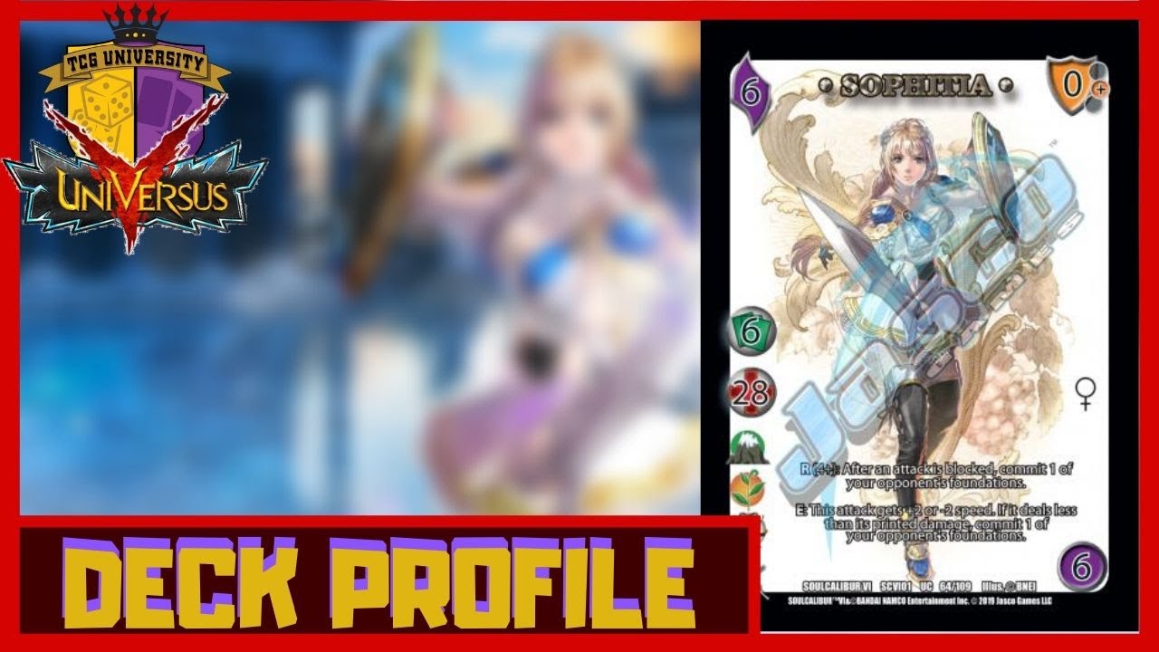 Sophitia - UniVersus Deck Profile | TCGU