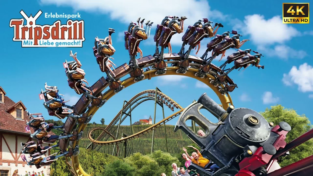 ALL MAJOR RIDES TRIPSDRILL ERLEBNISPARK 2025 [4K] POV