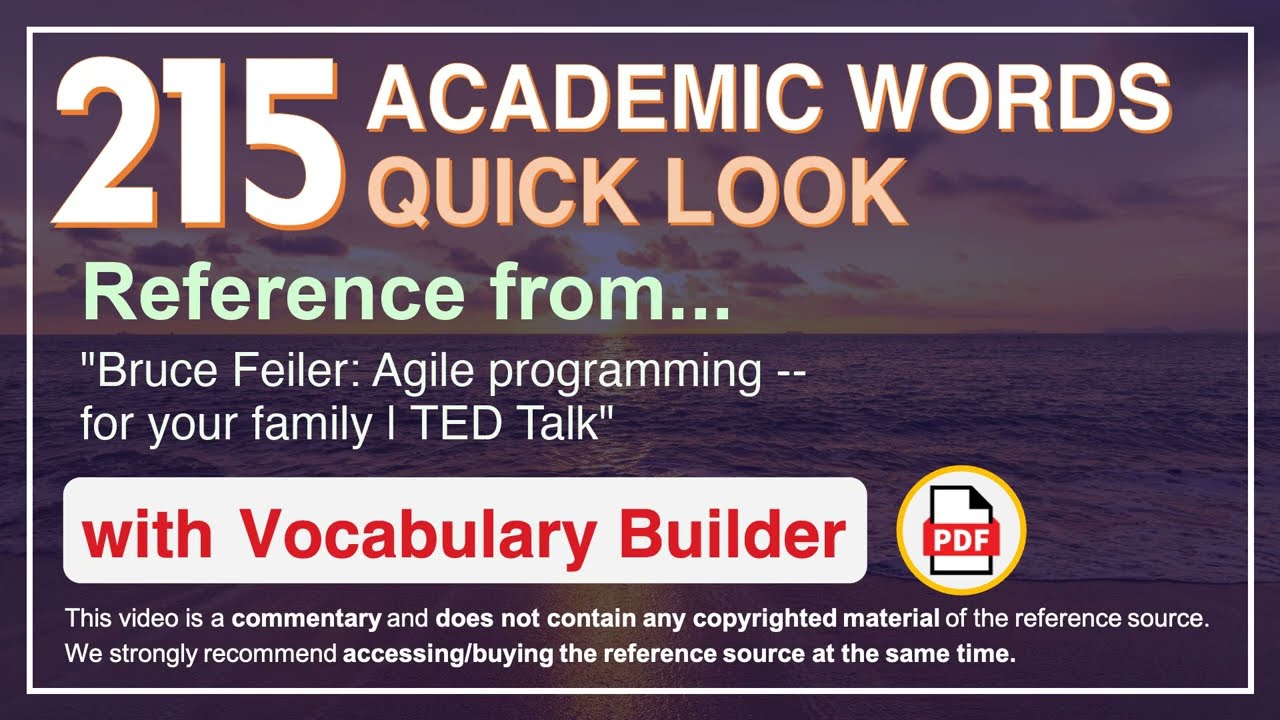 215 Academic Words Quick Look Ref from 