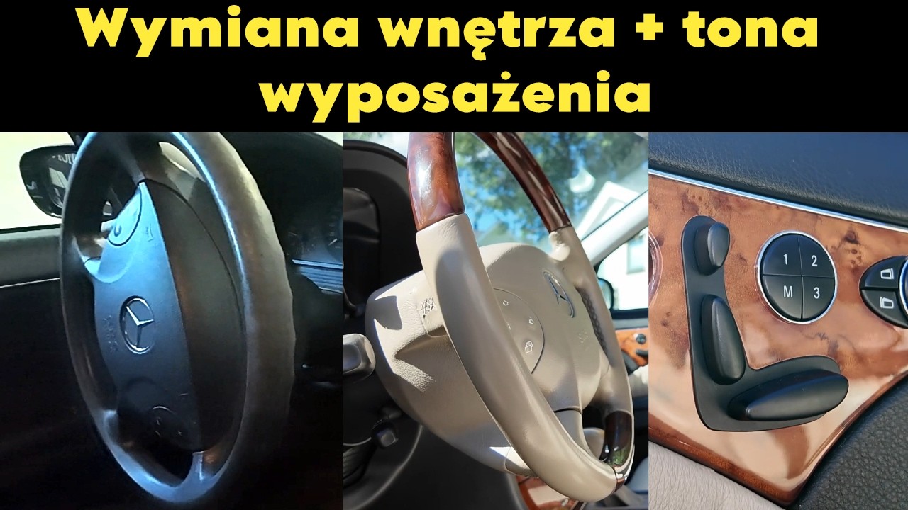Zmieniamy wnętrze i dorzucamy tonę wyposażenia w Mercedesie W211