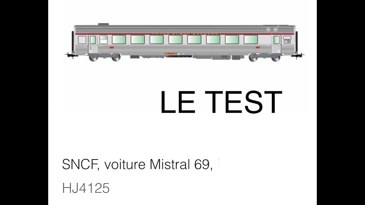 [TEST] Ho Voiture JOUEF Mistral 69 Le Cisalpin
