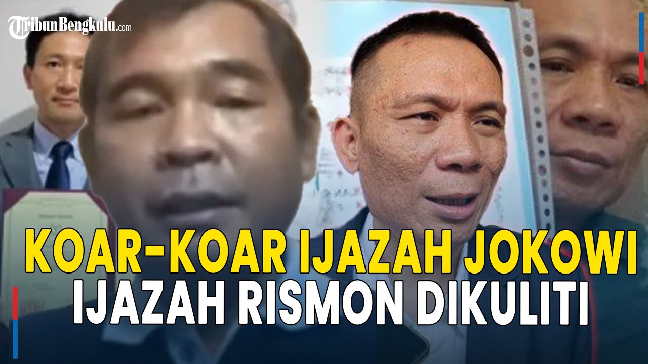 Tertawakan Rismon, Peneliti Jepang Kuliti Ijazah Rismon Berbeda Jauh Dengan yang Asli