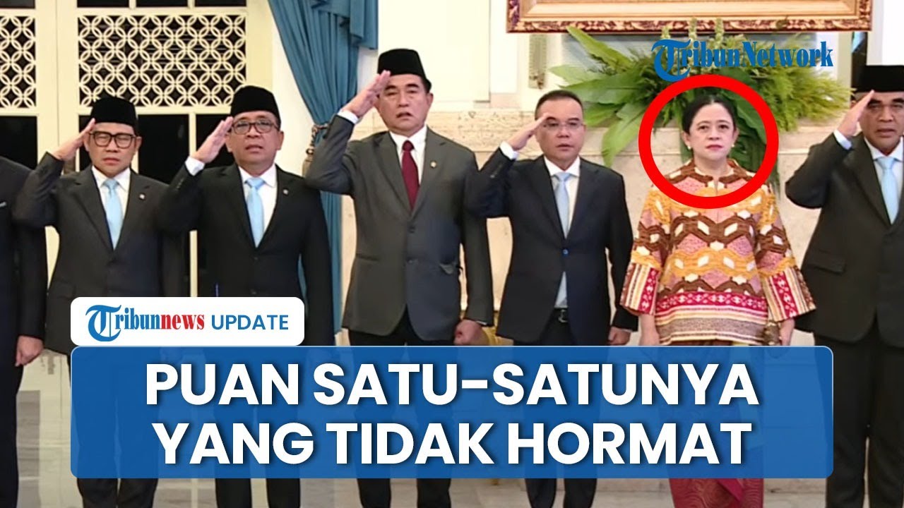 Puan Maharani Disorot Tidak Beri 'Gesture' Hormat saat Indonesia Raya Berkumandang, Melanggar UU?