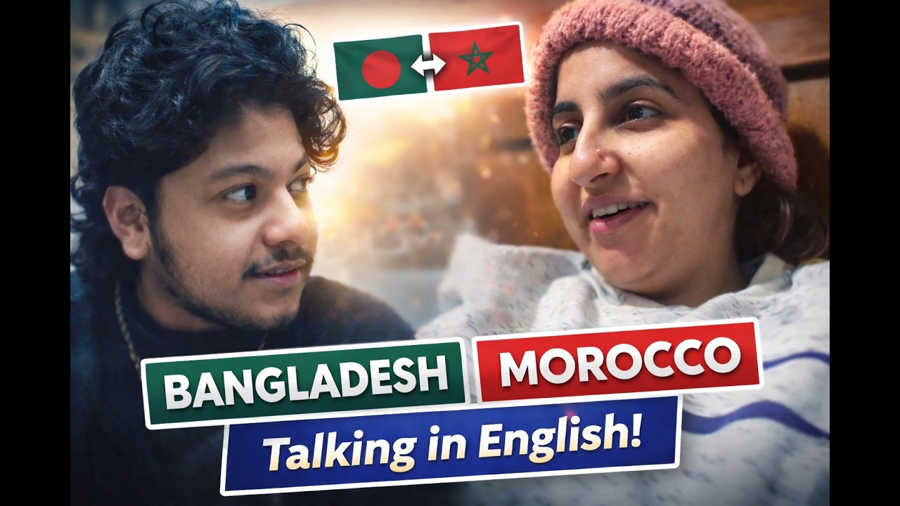 Talking English with a Girl in Morocco.#speakingeveryday #speakingenglish
