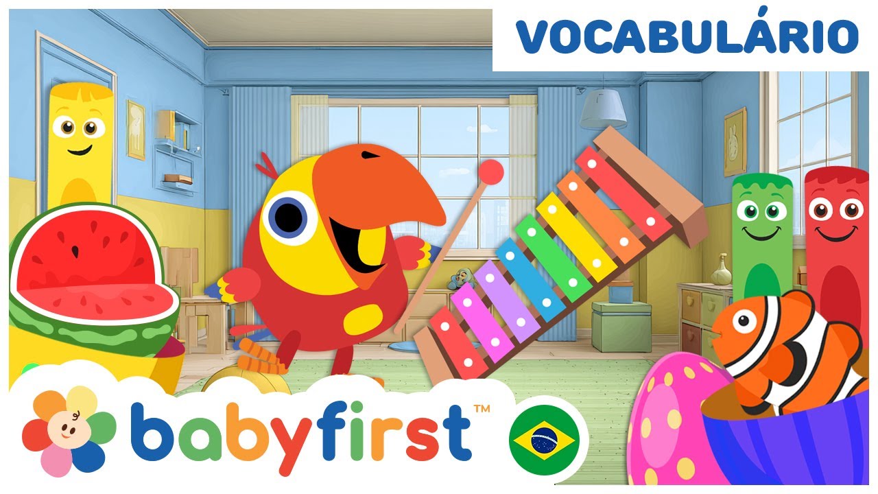 Educação Infantil: Os Melhores Vídeos Educativos para Crianças | Vocabulário com Larry | BabyFirst