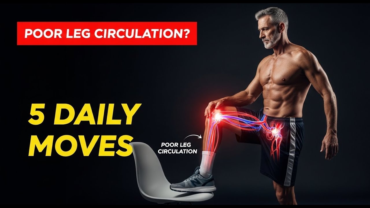 Poor Leg Circulation in Seniors: 5 Daily Moves to Improve Flow