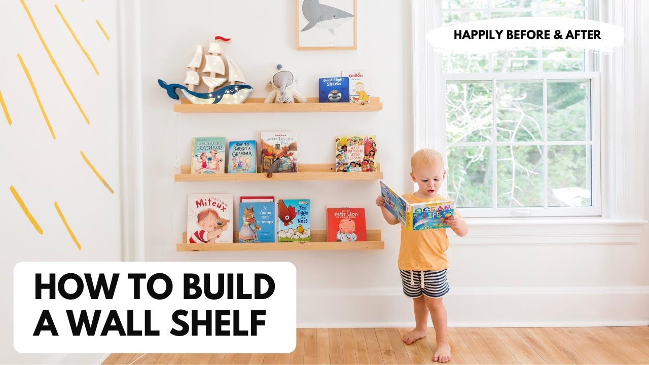 How to Build a Wall Shelf - Easy DIY Project