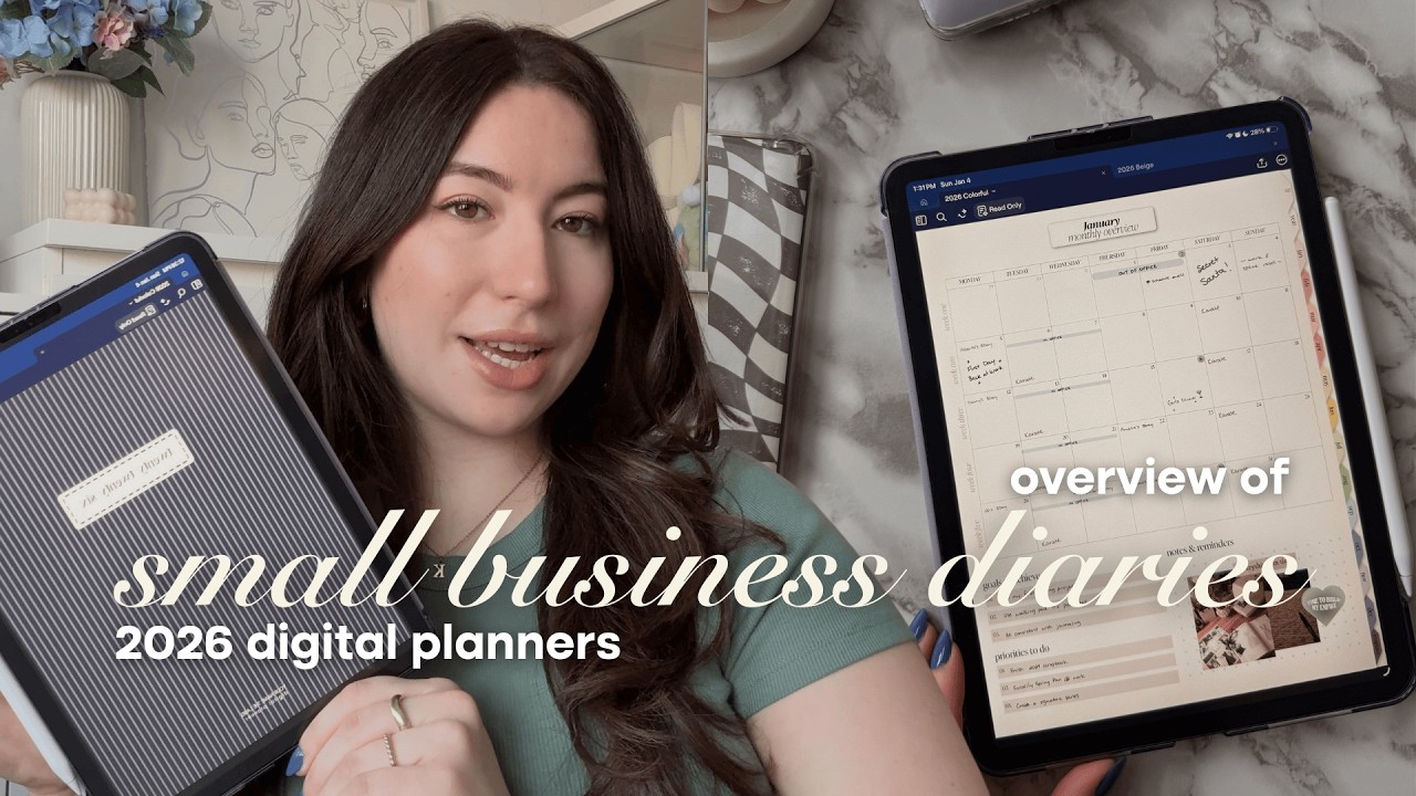 2026 Digital Planners Walkthrough 🌟 Your Name The Label Template, iPad Goodnotes Planning