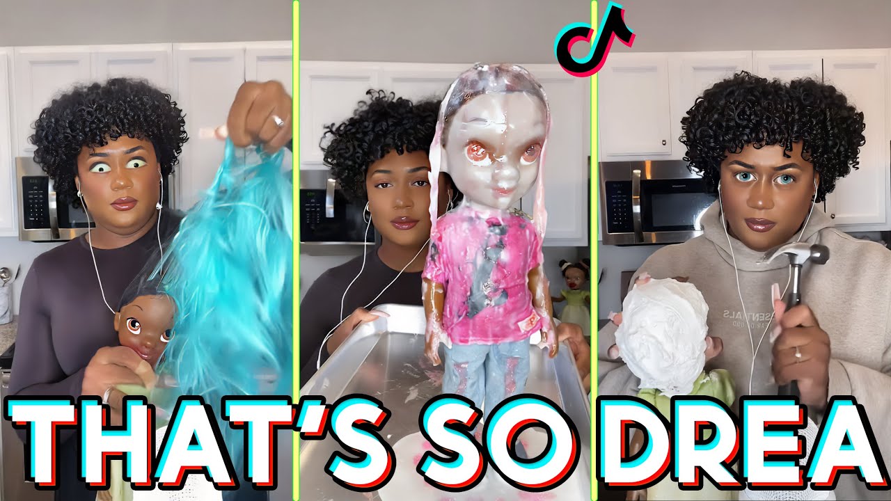 *NEW* That's So Drea Tik Tok ASMR Tiana Doll Hairstyle - Best @thatssoodrea  Asmr Tik Toks 2024