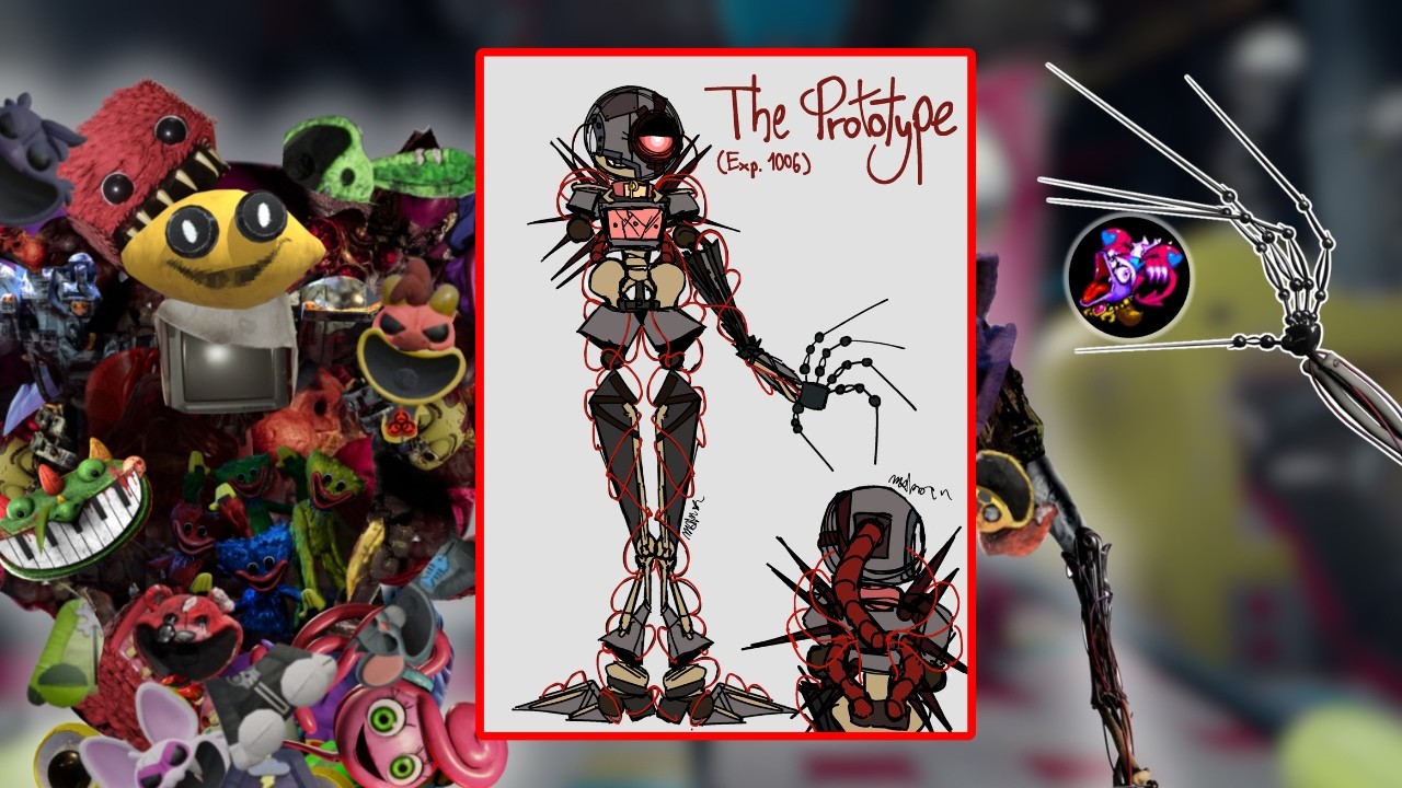 30 Prototype Fan Designs - Poppy Playtime