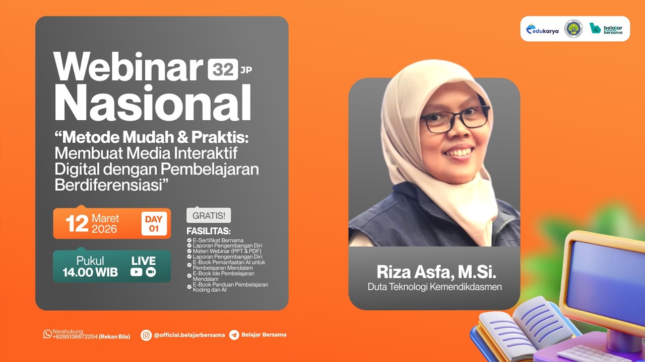 H1: Webinar Metode Mudah Membuat Media Interaktif Digital dengan Pembelajaran Berdiferensiasi