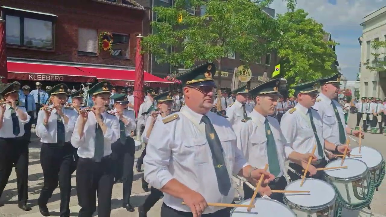 Schützenfest Willich 2025, Musikschau vom Samstag Nachmittag