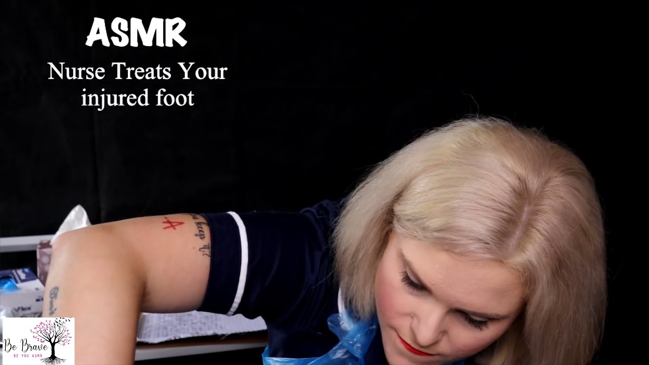 ASMR: ER Nurse Takes Care Of Your Injured Foot 🦶