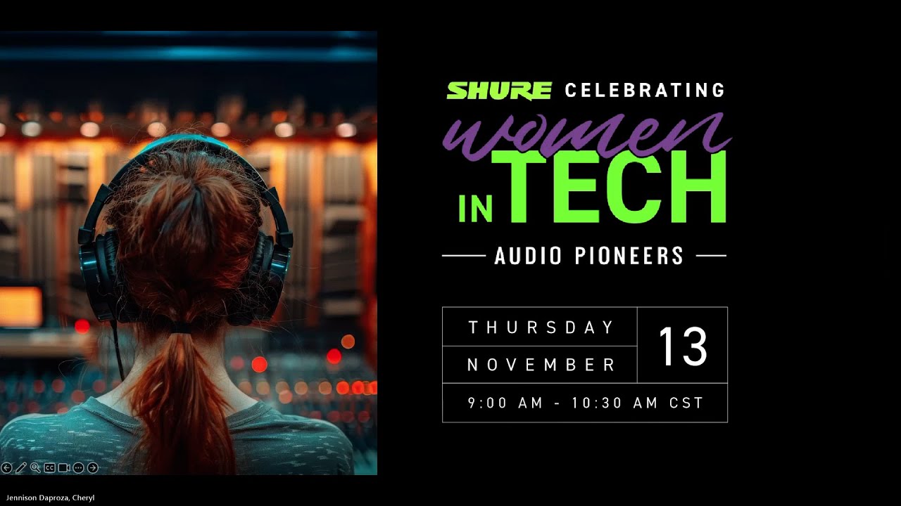 Celebrating Women in Tech - Audio Pioneers
