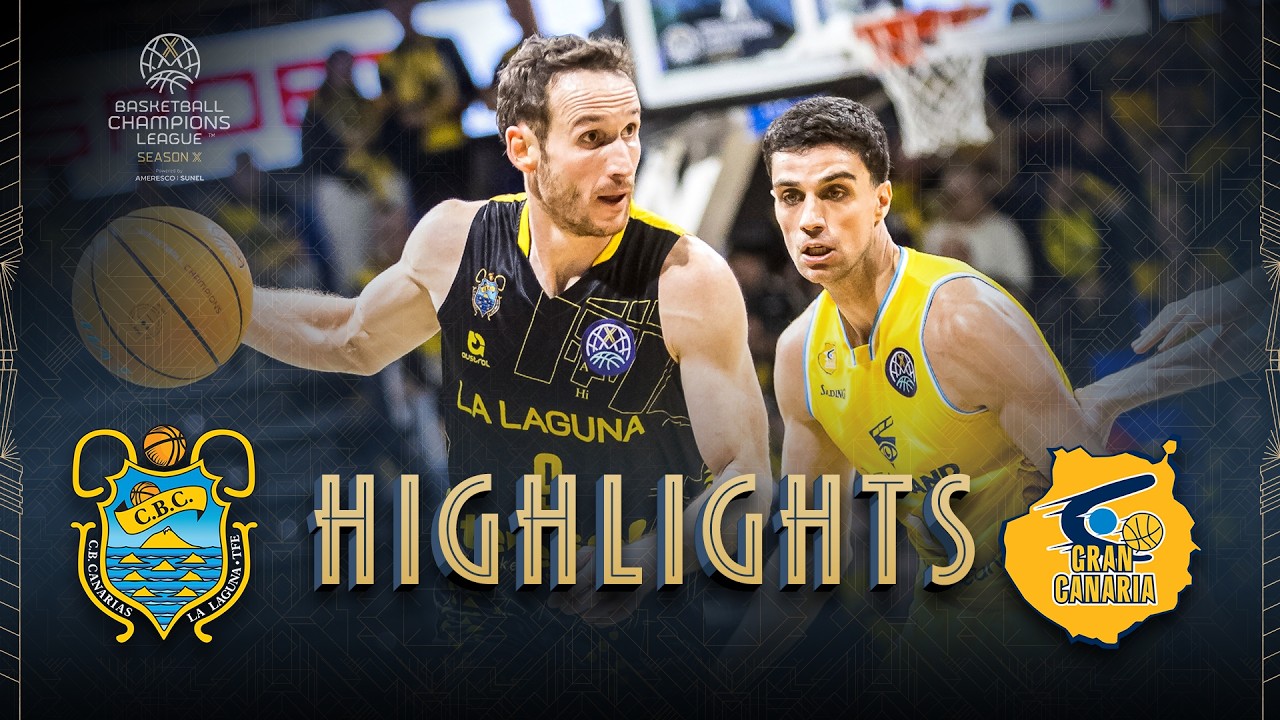 La Laguna Tenerife v Dreamland Gran Canaria | Round of 16 | Highlights | #BasketballCL 2025-26