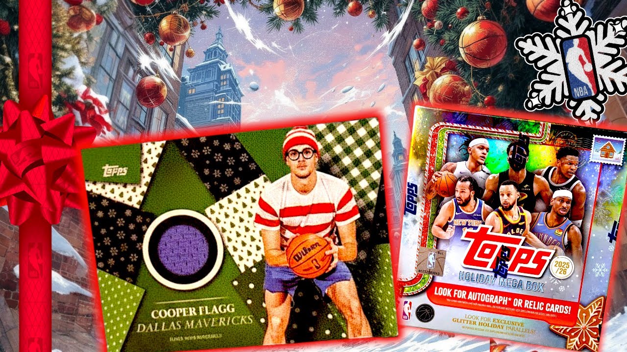 ГДЕ КУПЕР?! Распаковка мегабокса Topps Holiday Basketball 2025-26