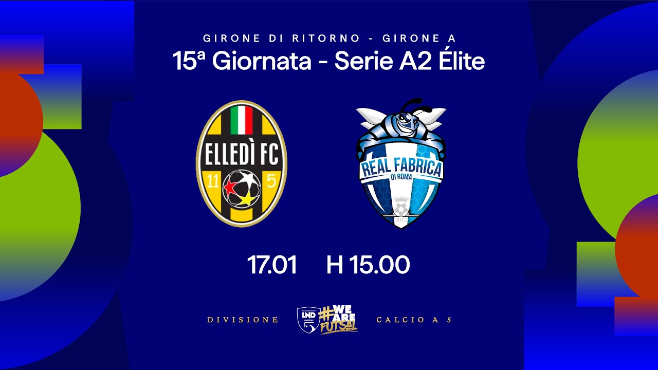 Elledì FC-Real Fabrica 6-4 | 15ª giornata | Serie A2 Élite 2025/2026 - Girone A