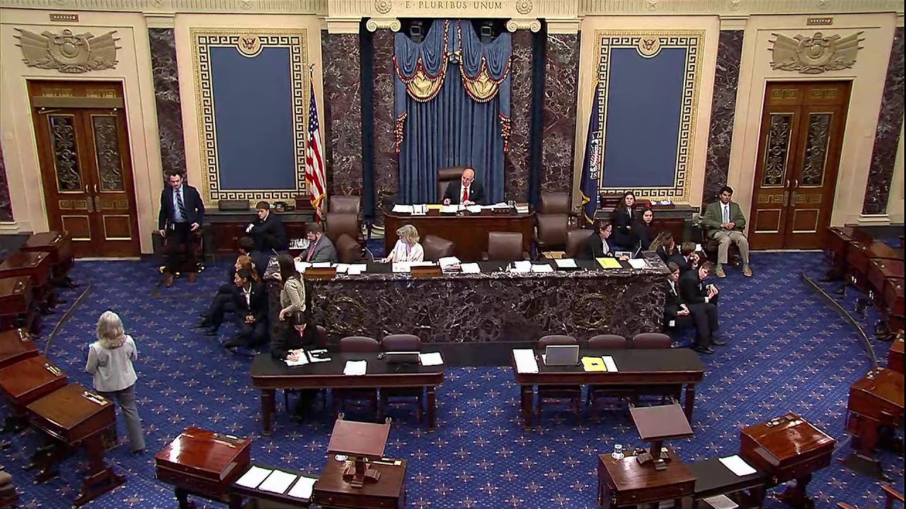 LIVE from the Senate floor: