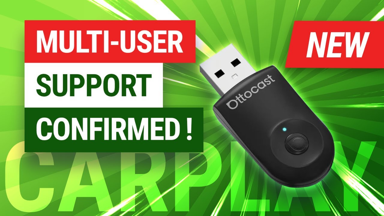 Ottocast Mini Update Makes it THE GOAT for Wireless Adapters With Multi-user Support