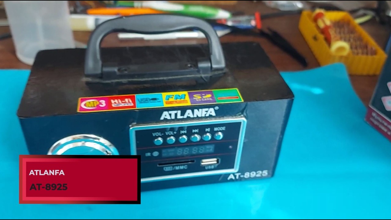 The ATLANFA AT-8925 radio player freezes when starting.