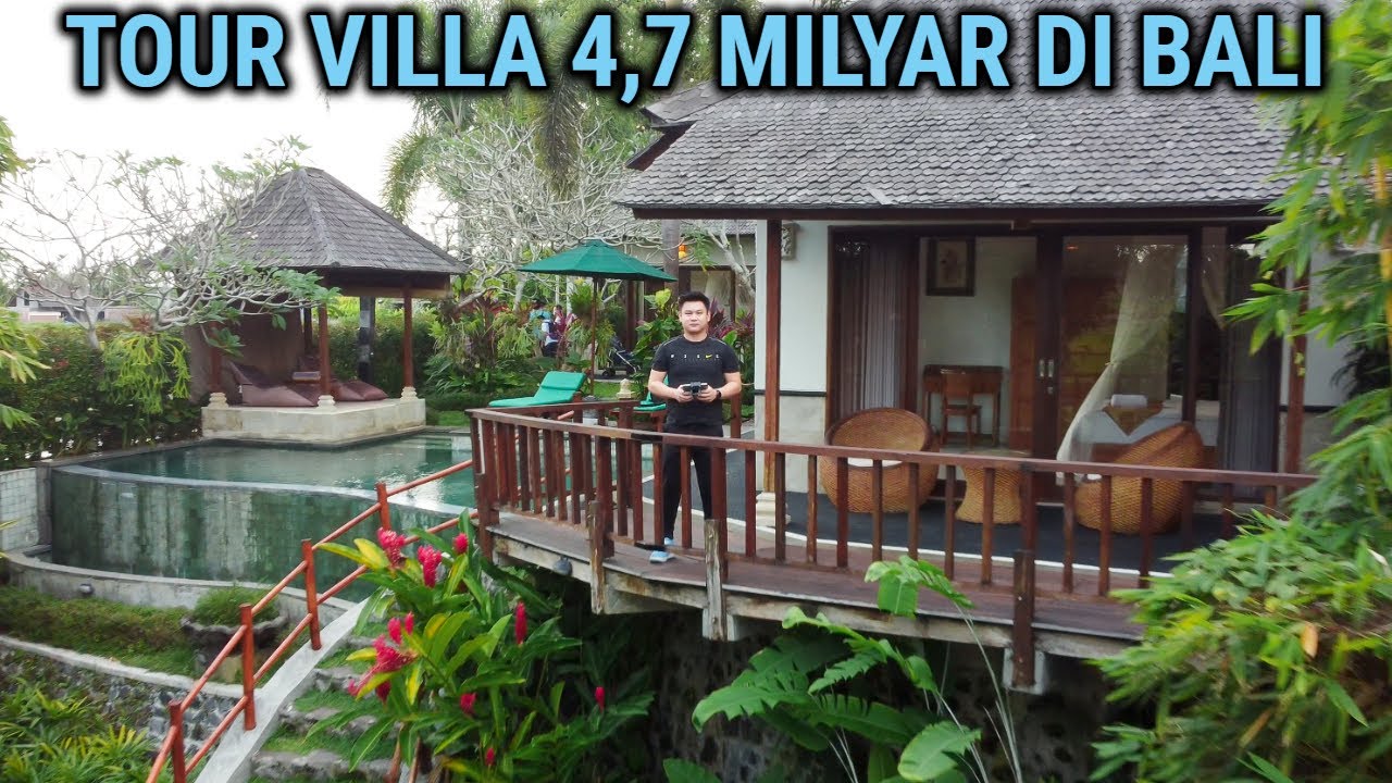CEK VILLA BALI YANG MENYATU DENGAN ALAM SEHARGA 4,7M