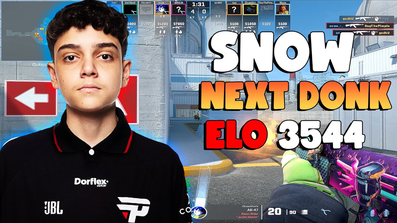 SNOW NEXT DONK? EASY DESTROY LVL 10 | CS2 2025 #cs2 #snow #CS2POV