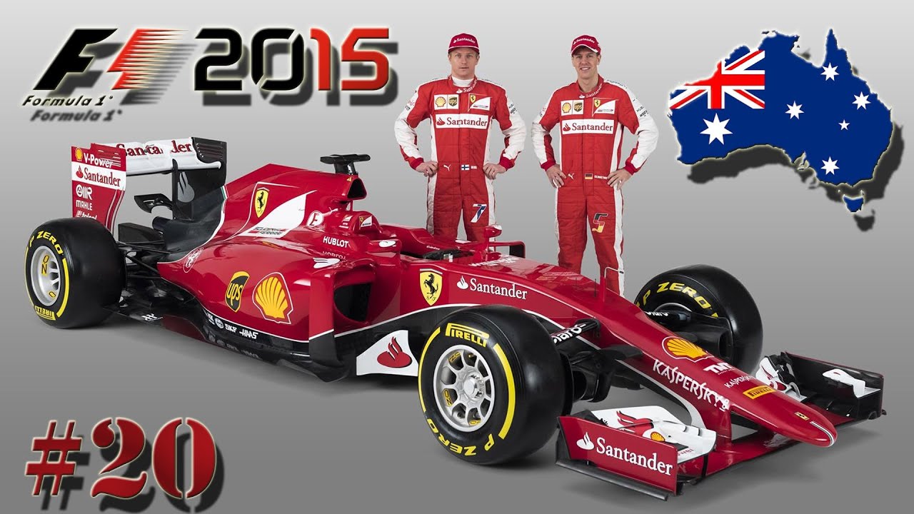 F1 Grand Prix AUSTRALIEN (Lets Play F1 2015 #20) Vettel im Ferrari