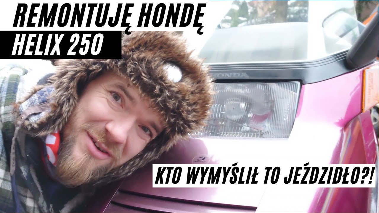 Remont Hondy Helix 250 cz.1 Jakie to jest dziwne! | Jednoślad.pl