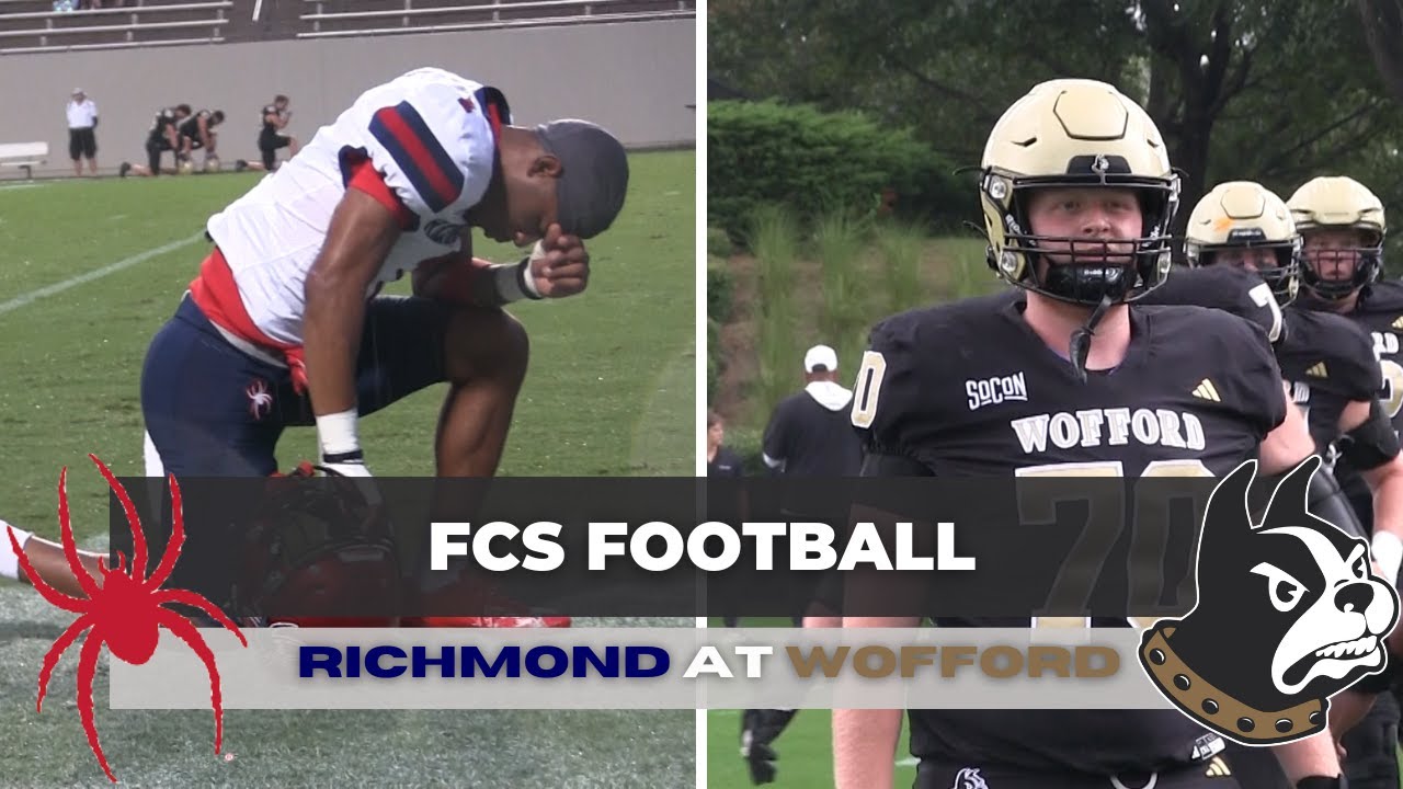 FCS Football: Richmond at Wofford Highlights - 9/6/2025
