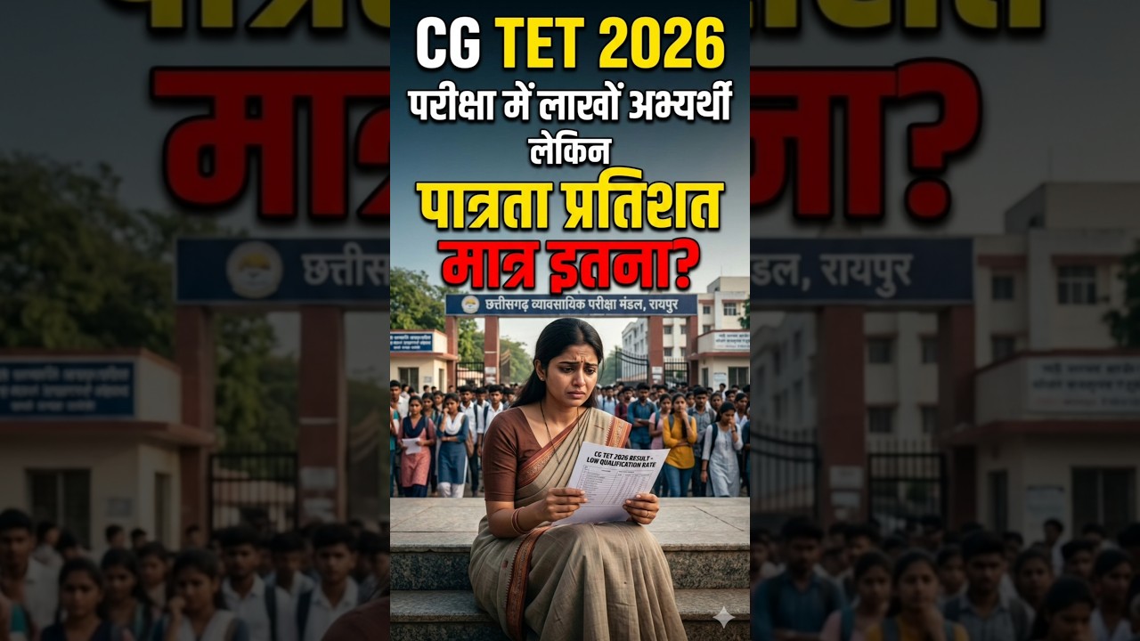 CG TET 2026 Result: लाखों छात्रों का टूटा सपना 💔 सिर्फ इतने बच्चे पास?CgTet Result 2026|Guddu Guruji