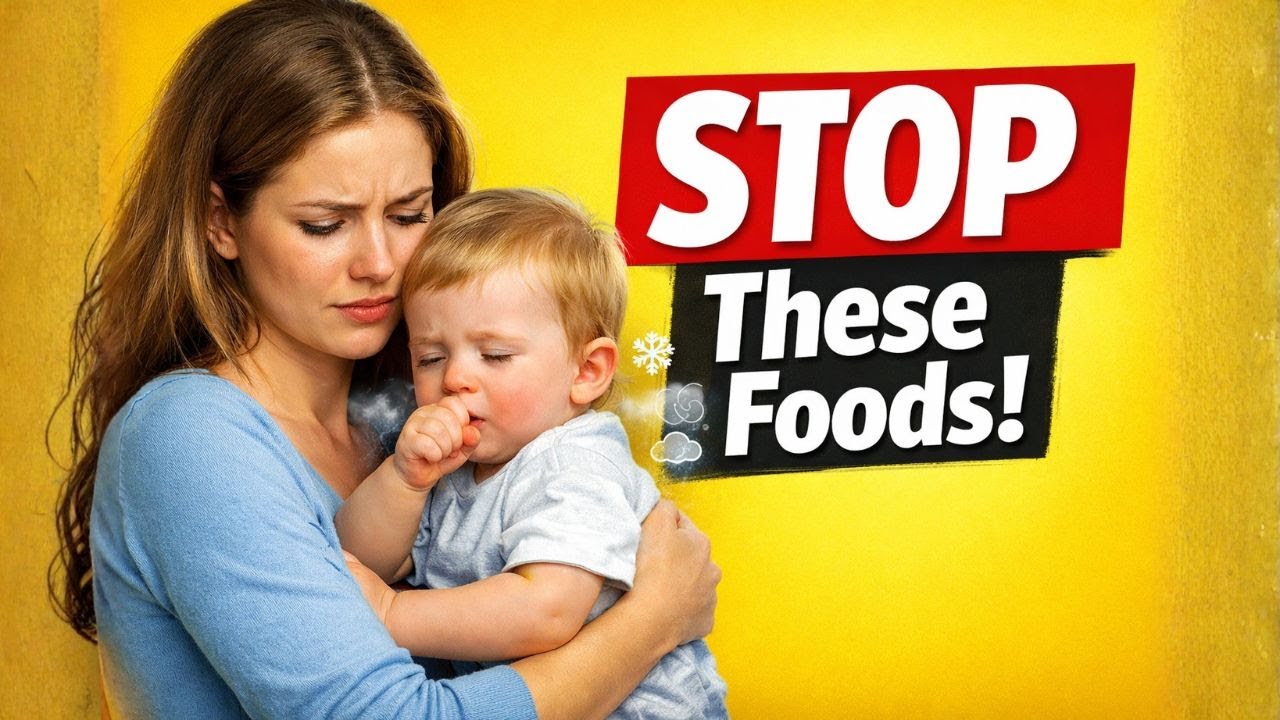 10 продуктов, которые усугубляют простуду и кашель у младенцев