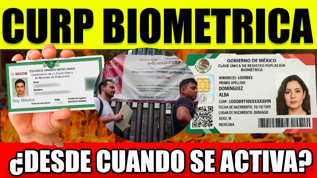 CURP BIOMETRICA SE ACERCA ESTE TRÁMITE ¿DESDE CUANDO PODRÁS TRÁMITAR?