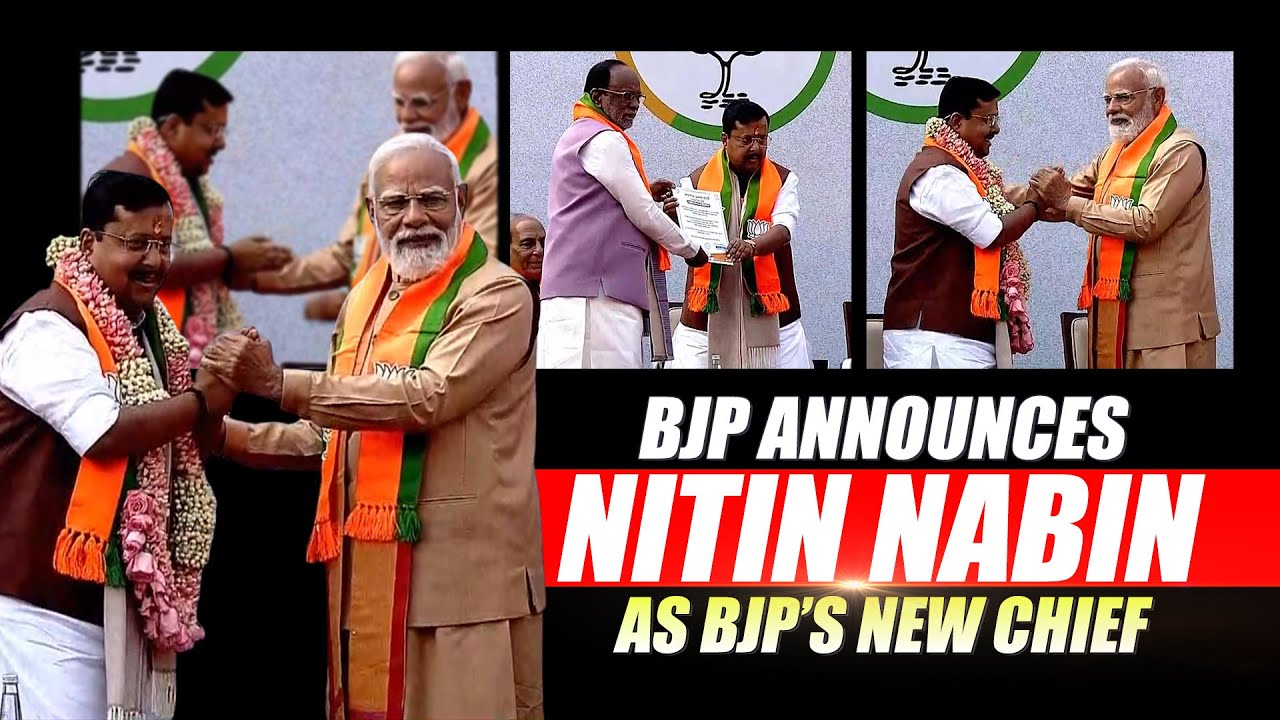LIVE BJP announces Nitin Nabin as BJP’s new national president after elected unopposed