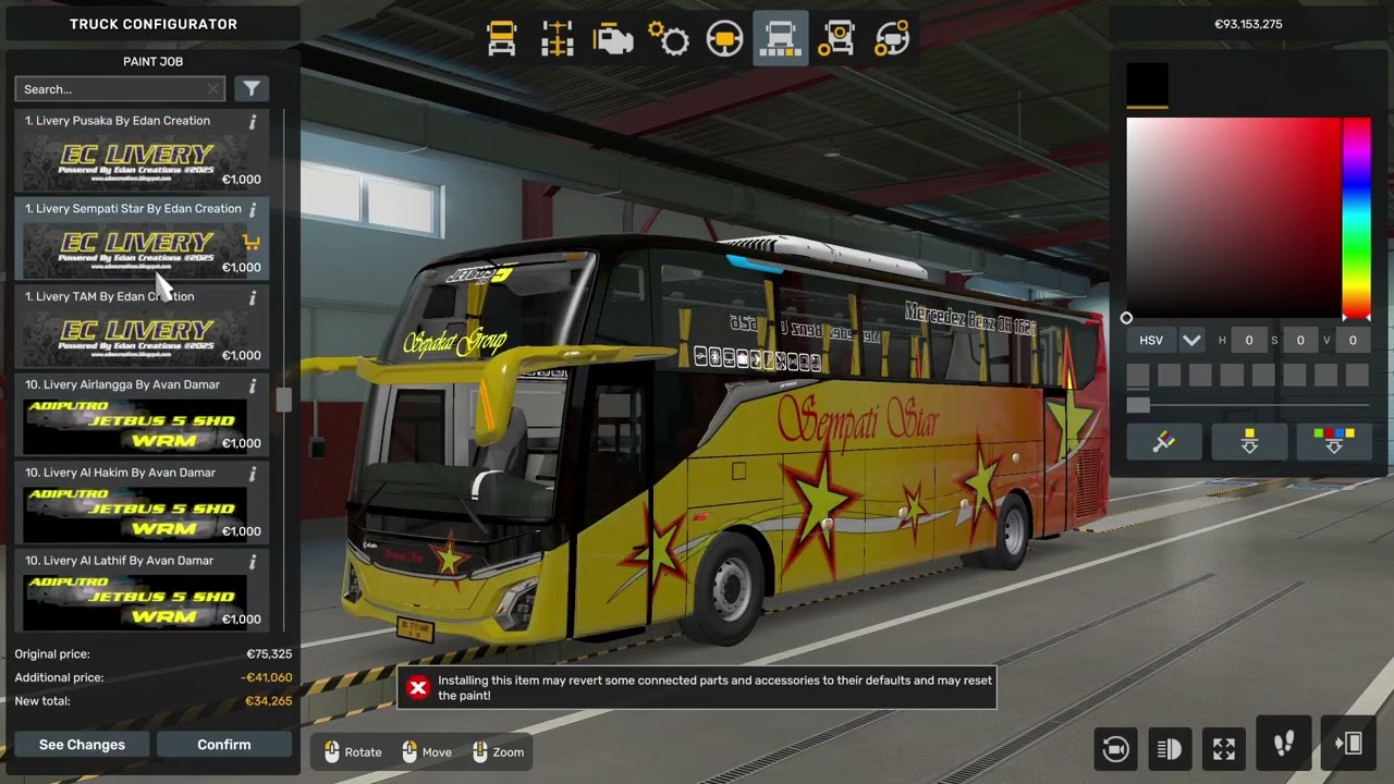 MOD JETBUS 5 WRM | Annas Edit by Edan Creation | ETS2 1.44 &ndash; 1.55 FULL LIVERY!