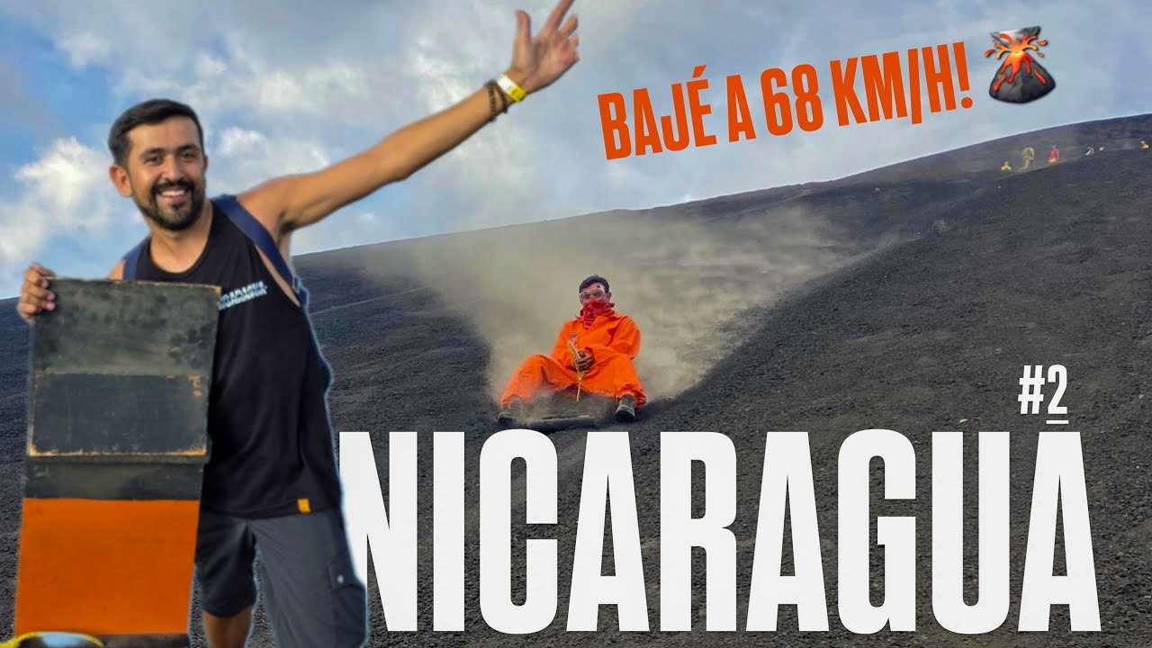 DESCENDÍ de un VOLCAN ACTIVO a toda VELOCIDAD 🌋 y ¿LEÓN O GRANADA? RIVALES de NICARAGUA 🇳🇮 