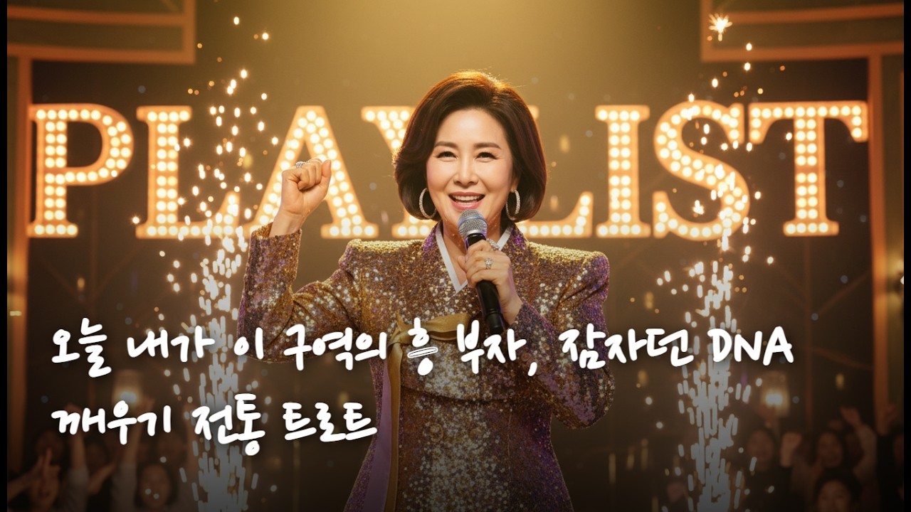 playlist 💃 오늘 내가 이 구역의 흥 부자, 잠자던 DNA 깨우는 전통 트로트