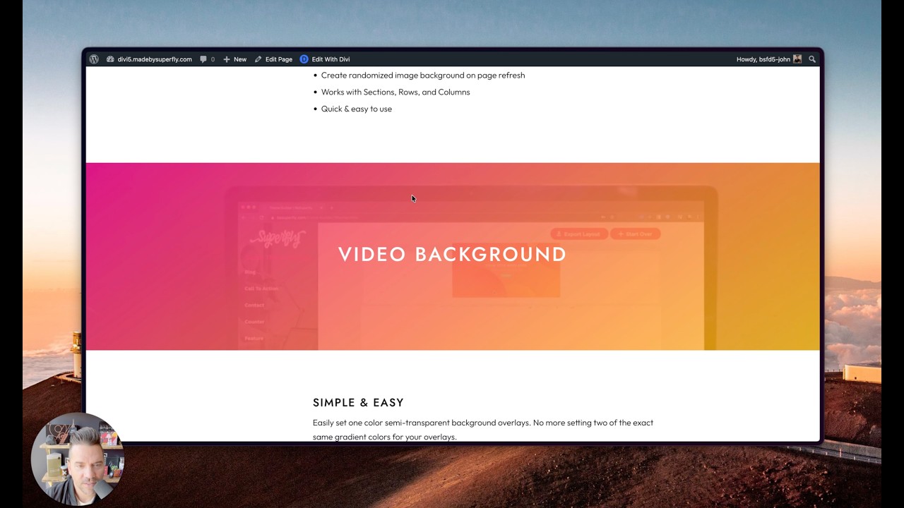 Divi Background Plus - Plugin