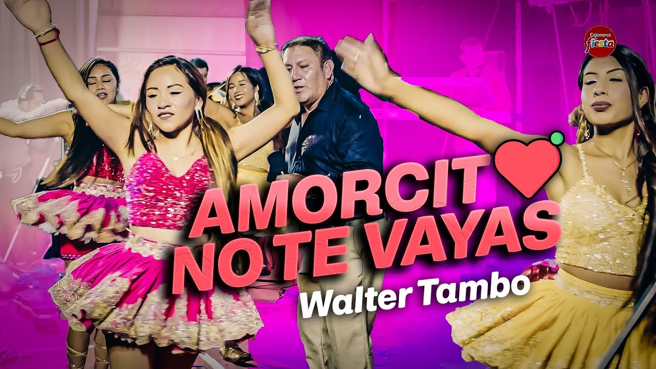WALTER TAMBO -  AMORCITO NO TE VAYAS 📺 en concierto