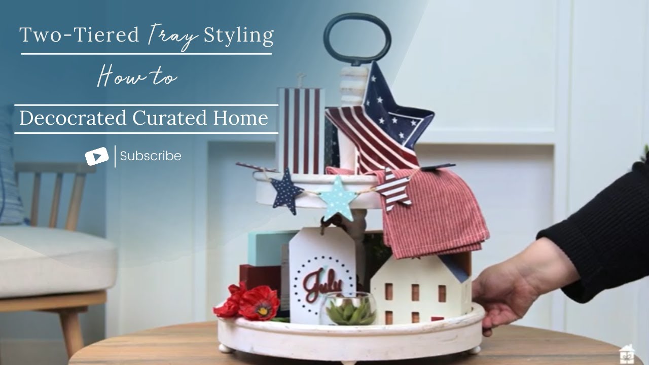 Two-Tiered Tray Styling | How To | Decocrated Subscription Box