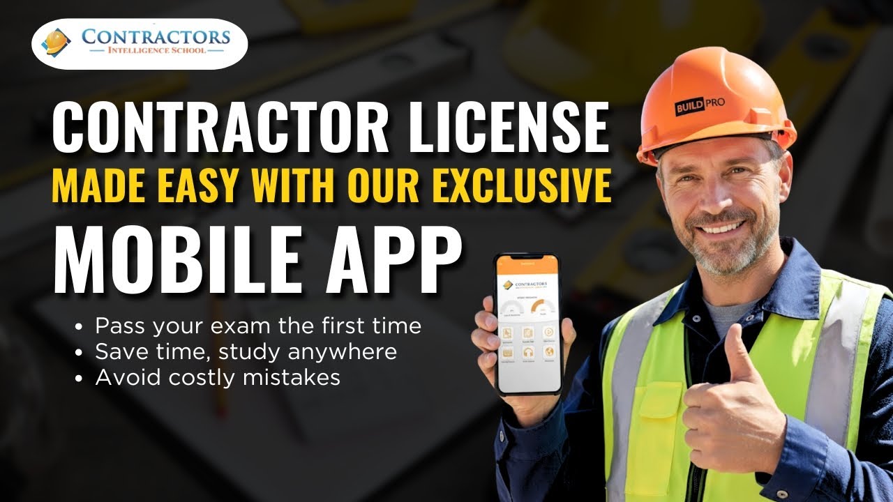Contractor License Made Easy with Our Exclusive Mobile App