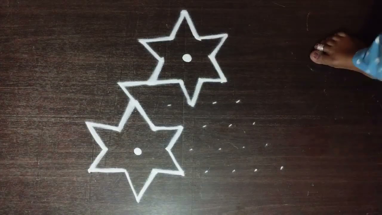 Easy rangoli design 🌸 small rangoli design 🌸 daily rangoli design 🌸 rangoli 🌸🌸
