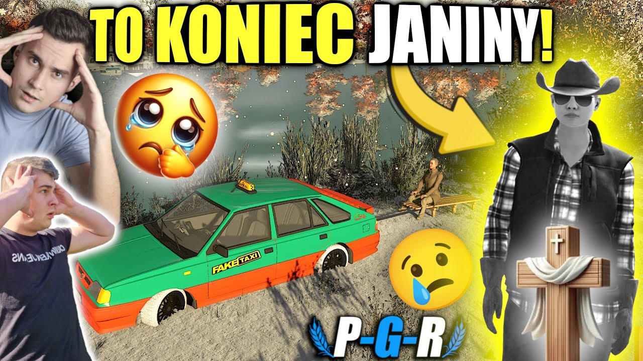 OSTATNI ODCINEK Z JANINĄ! 😱 MUSIELIŚMY TO ZROBIĆ 😭 WLECIAŁA SANKAMI DO WODY... 🔹PGR🔹145