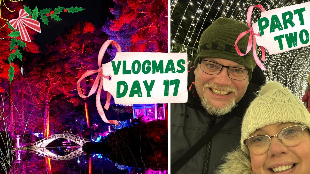 VLOGMAS DAY 17🎄| YULETIDE WINTER FESTIVAL AND CHRISTMAS LIGHTS TRAIL - TATTON PARK - PART TWO