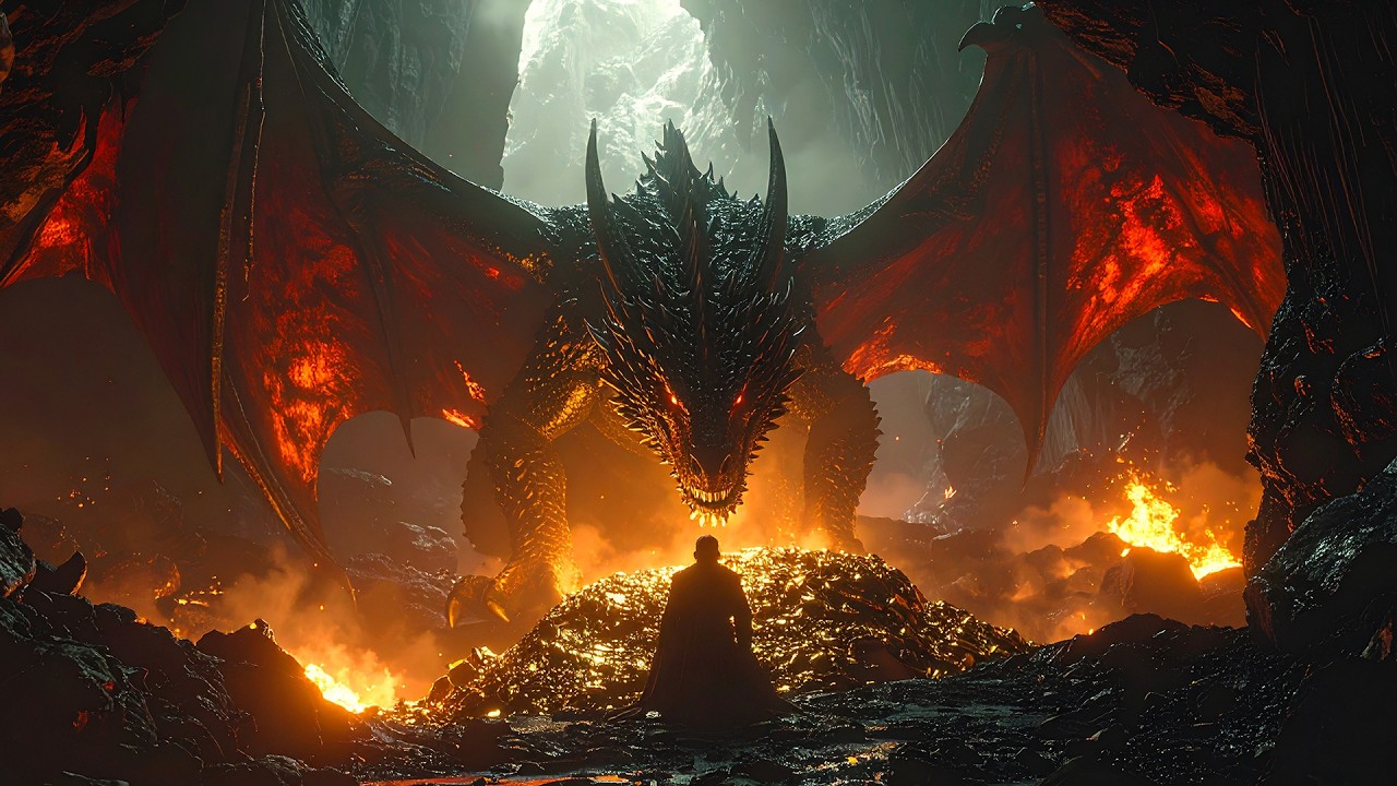 Fafnir's Tale - Dragon Born from Greed | Norse Folk Music (Official Music Video)