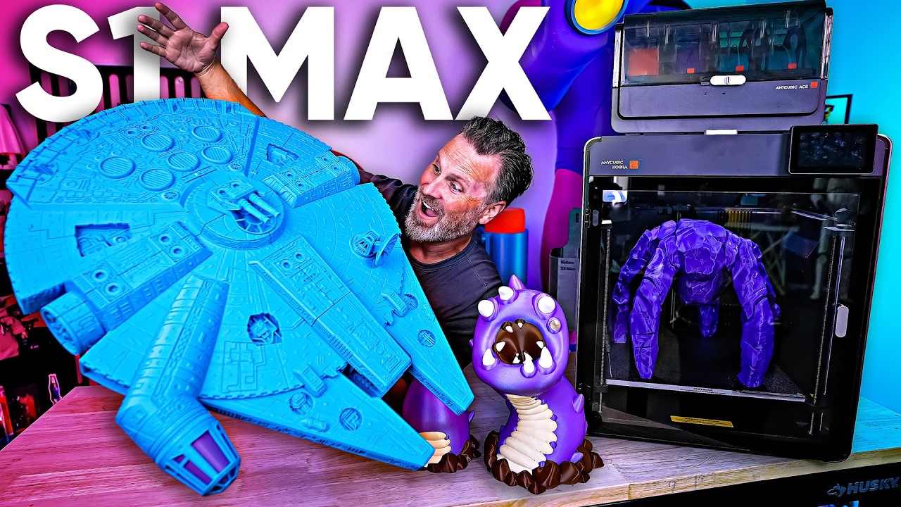 This HUGE 3D Printer Is Only $599! Anycubic S1 Max