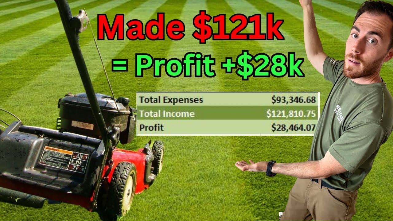SIX FIGURE Balance Sheet for 1st Year Lawn Care Business