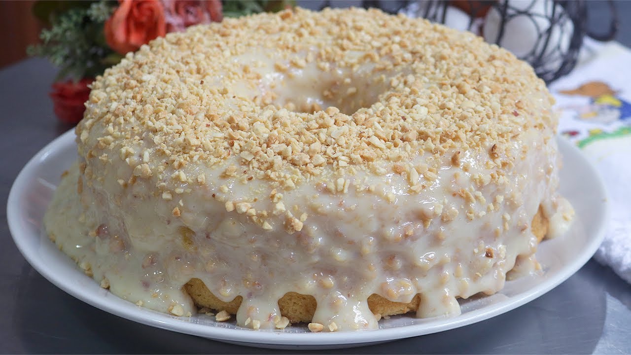 BOLO DE AMENDOIM DO FAMOSO HOTEL DE GRAMADO - FOFINHO E DELICIOSO