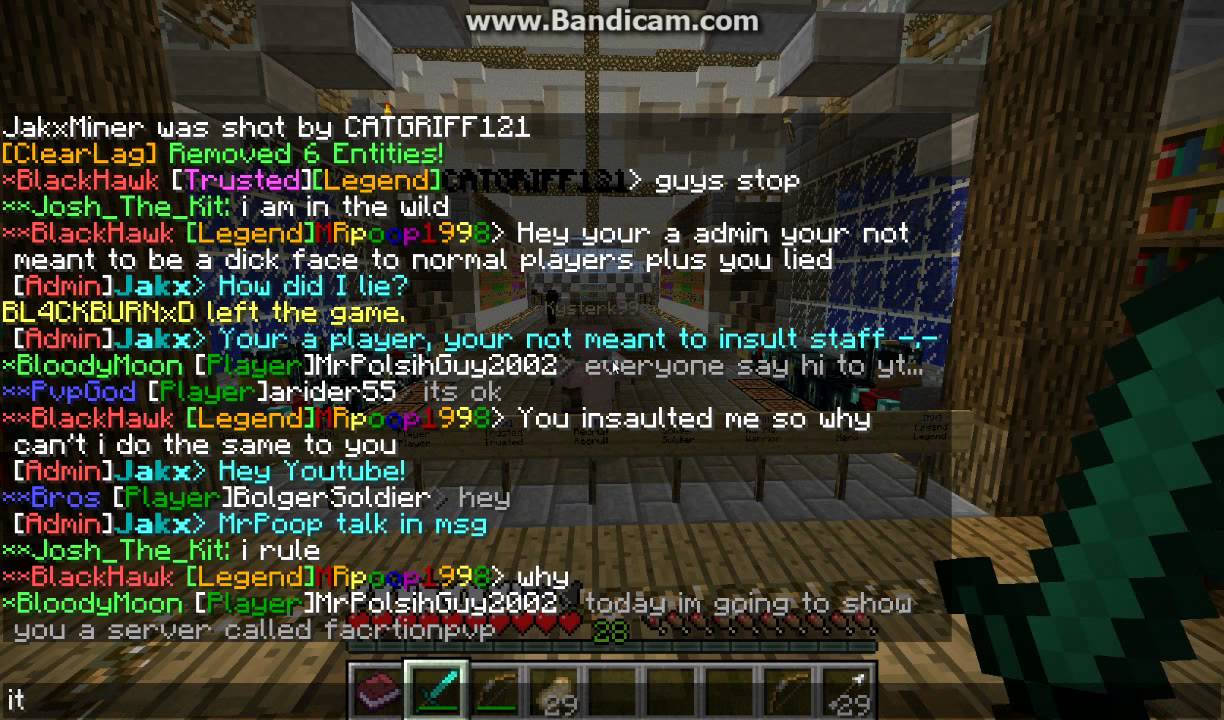 FactionPvP Friendly staff Lots of over stuff