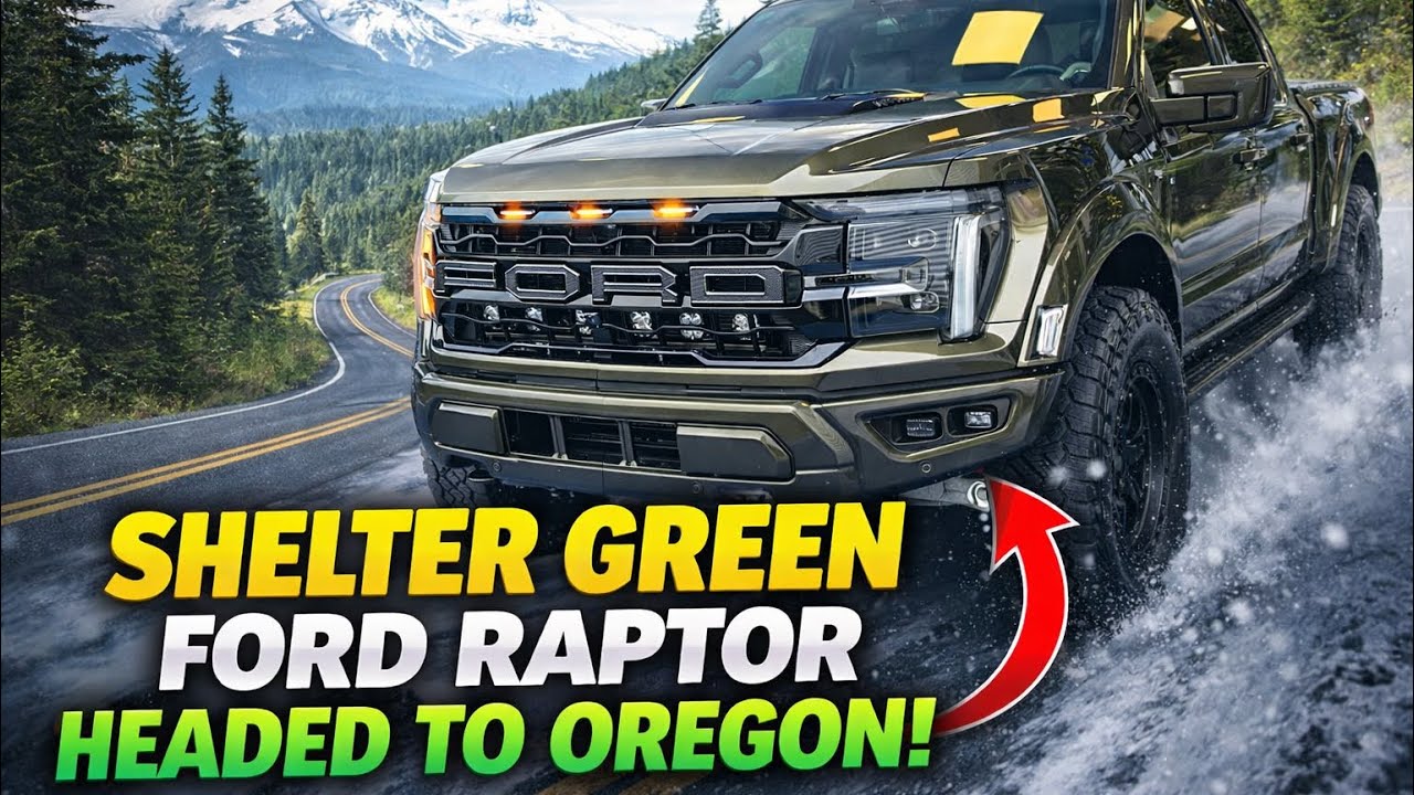 SHELTER GREEN CUSTOM Akins Ford Raptor INDO-Headed to OREGON!